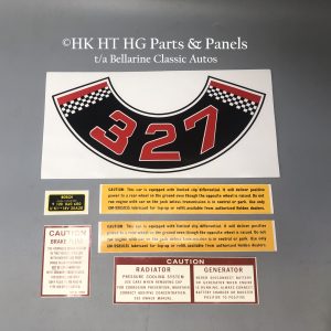327 Decal set