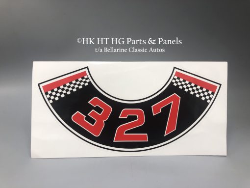 Holden HK 327 air cleaner decal