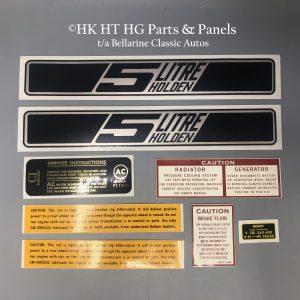 Holden HK 307 Decal Set