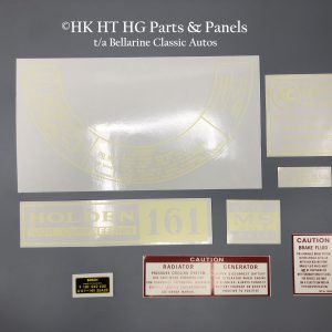Holden 161 Decal Set
